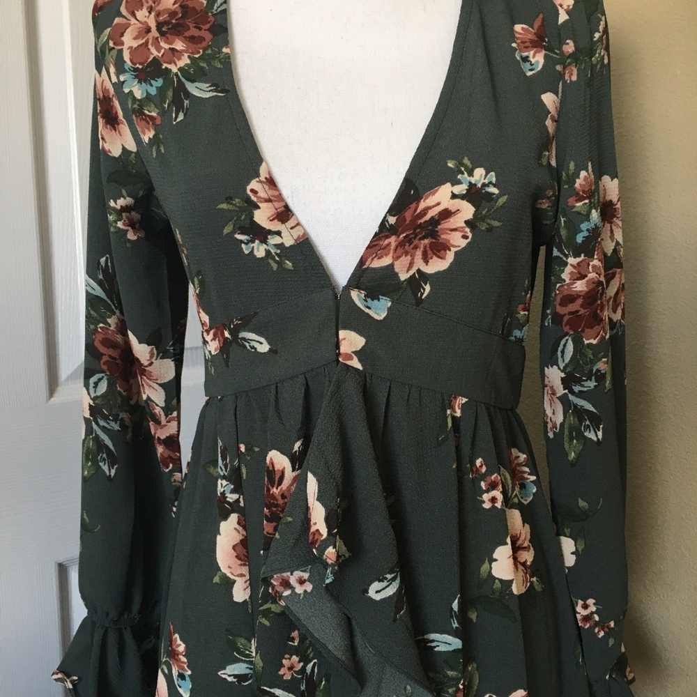 Floral Print Maxi Cardigan - Picture 4 of 6